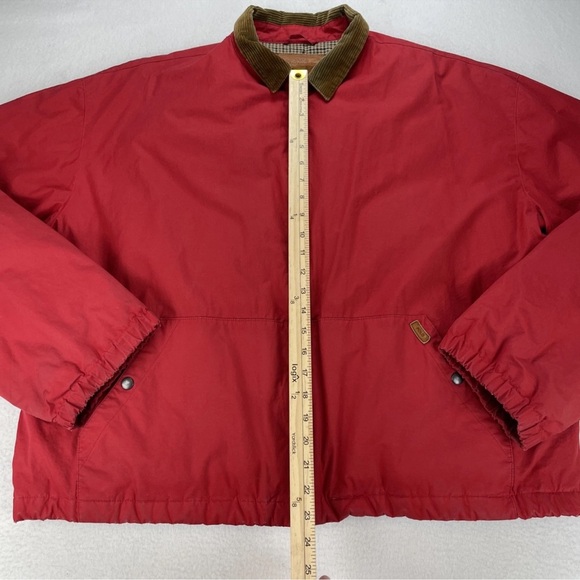 Vintage Polo Ralph Lauren Sportsman Puffer Down Jacket Size XL Leather Trim - Picture 10 of 16